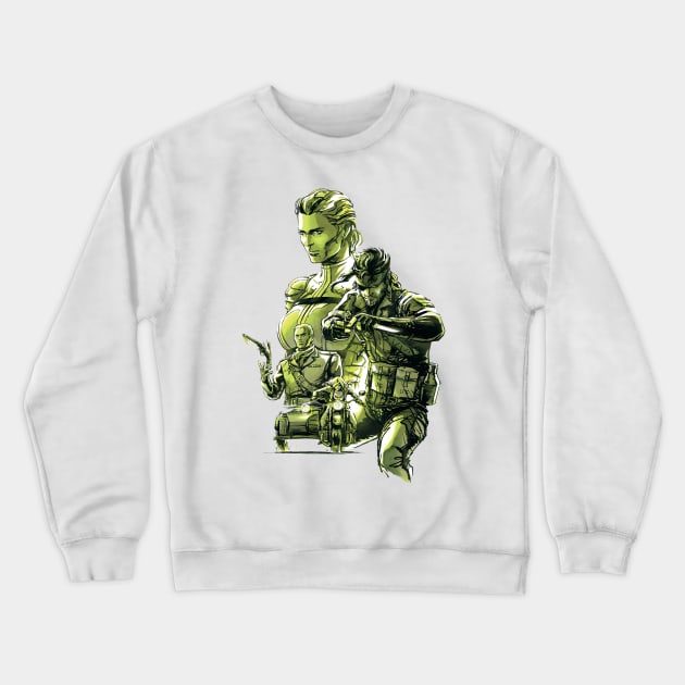 MGS3 Snake Eater Crewneck Sweatshirt by JMcG